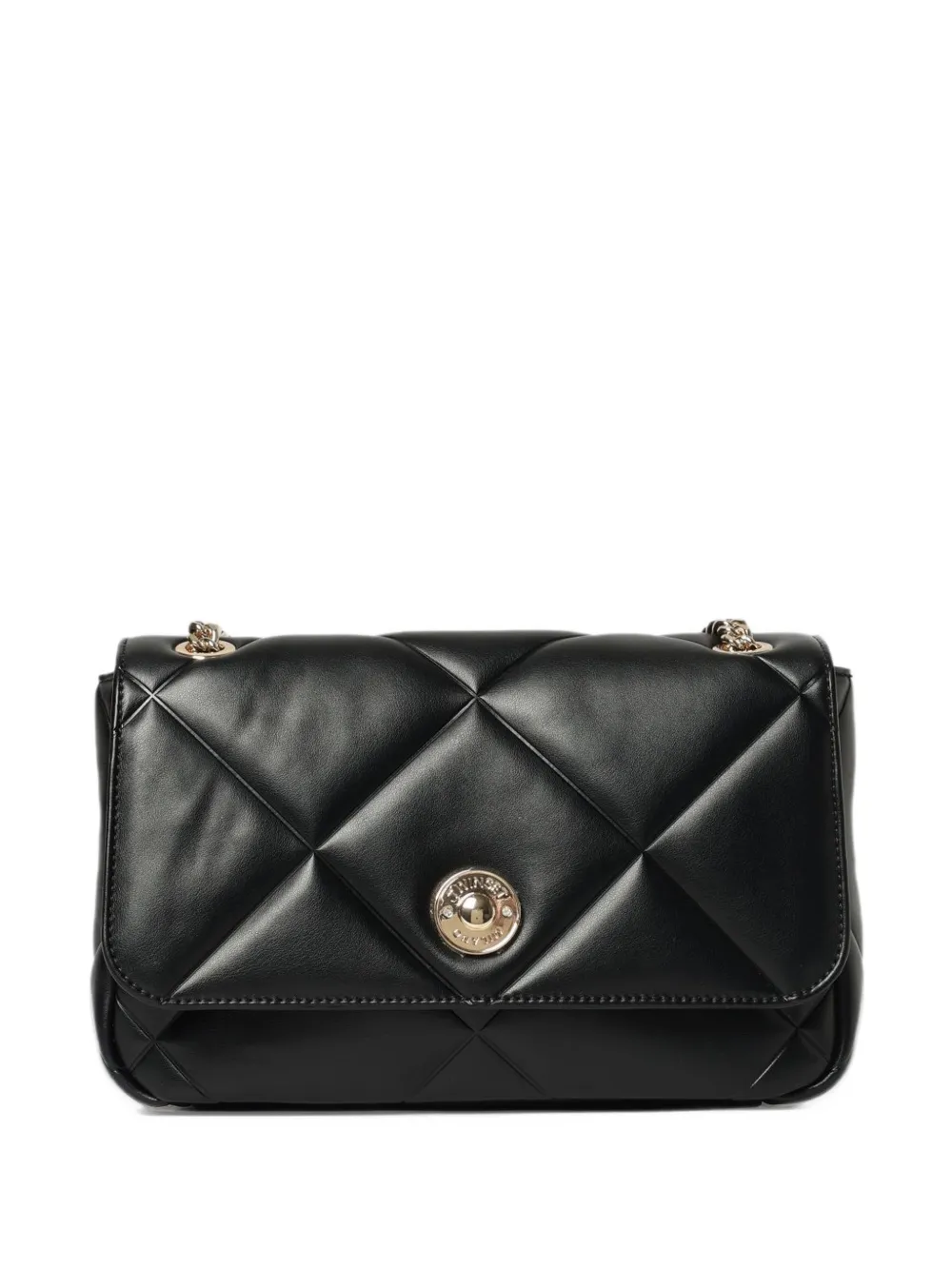TWINSET matelassé-effect shoulder bag - Nero