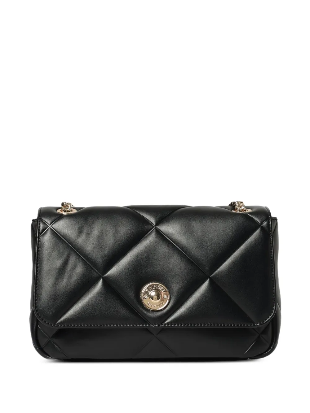 TWINSET matelassé-effect shoulder bag - Nero