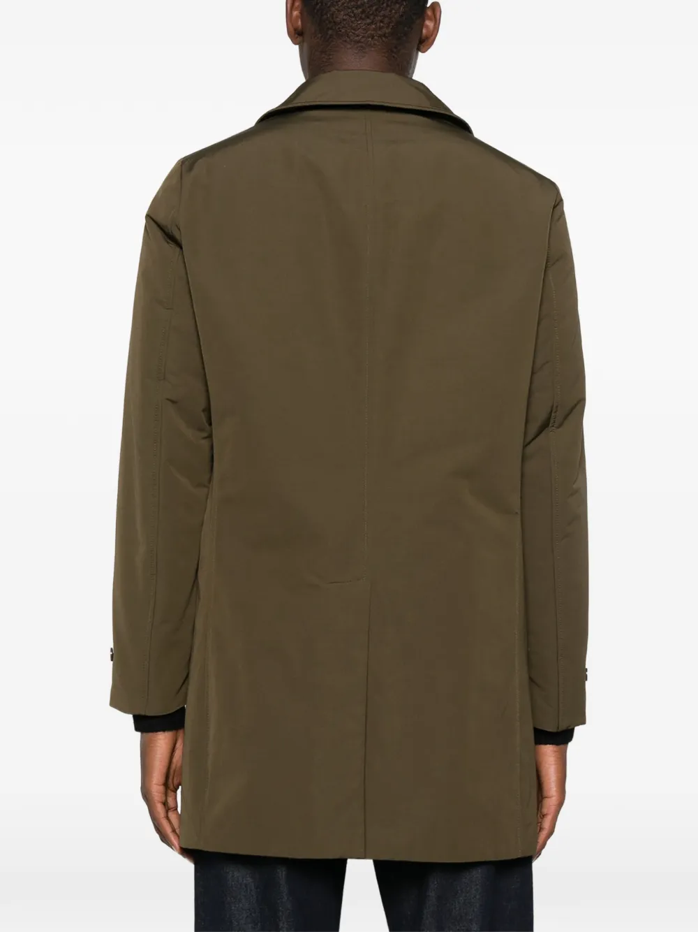 ASPESI Vodka-Le button-down coat Groen