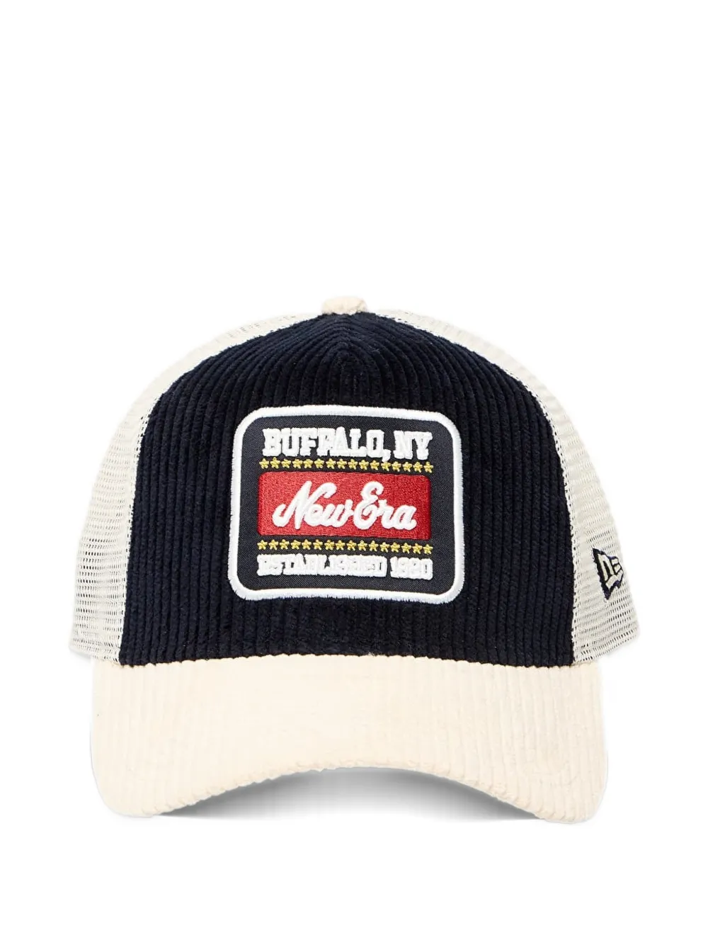 NEW ERA CAP 9FORTY E-Frame corduroy-visor trucker cap Blauw