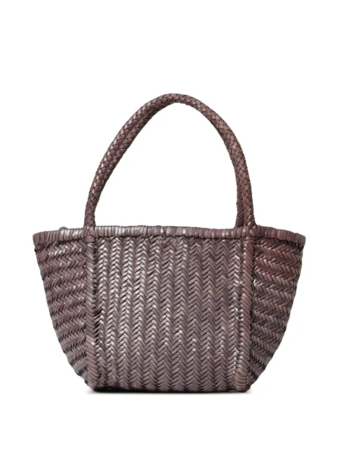 VIPERA mini woven tote bag