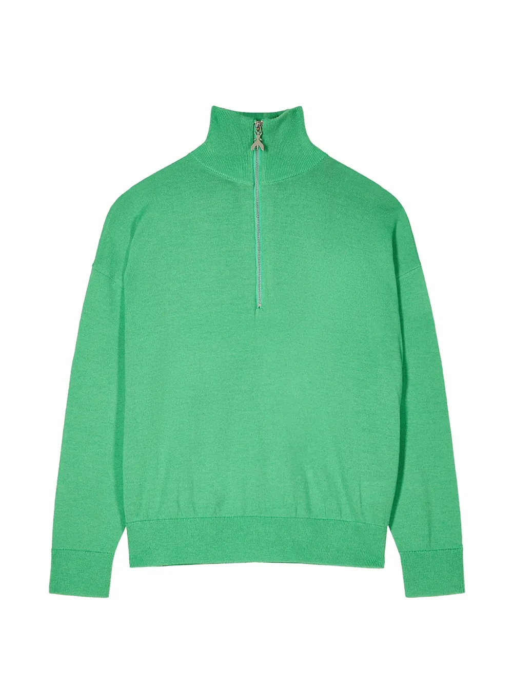 Patrizia Pepe quarter-zip turtleneck sweater - Verde
