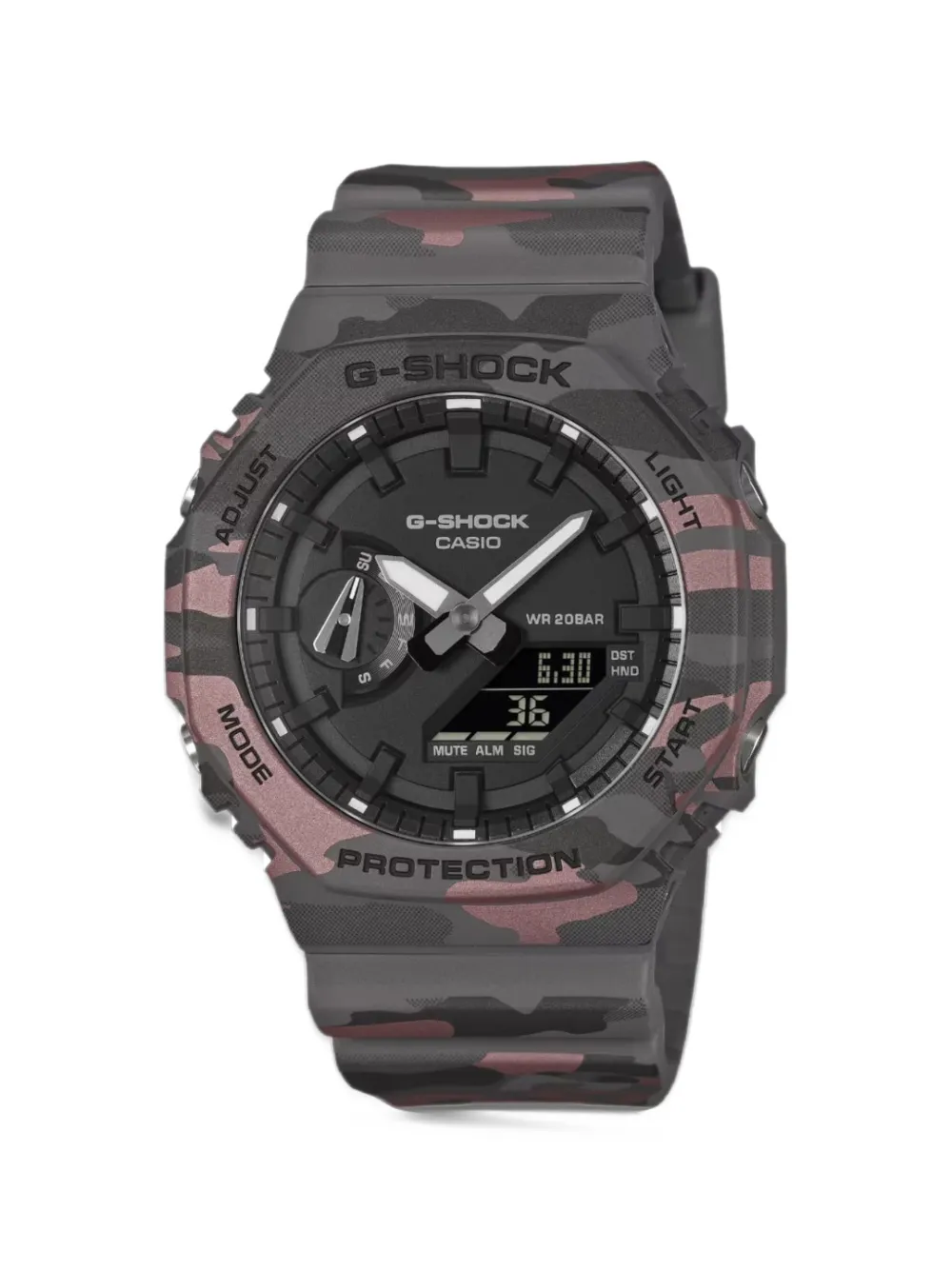 Casio G-Shock 49mm camouflage-print watch - Nero
