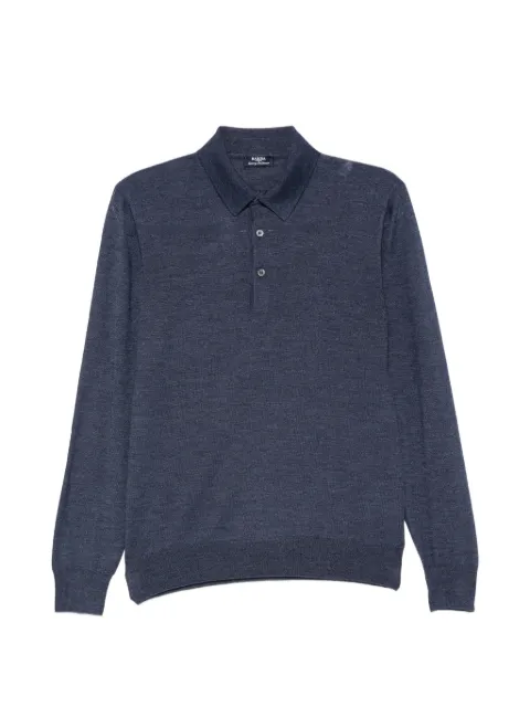 Barba long-sleeve polo shirt