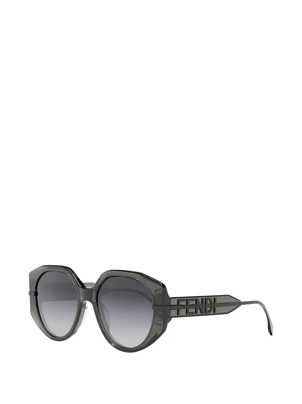 FENDI round-frame sunglasses Grijs