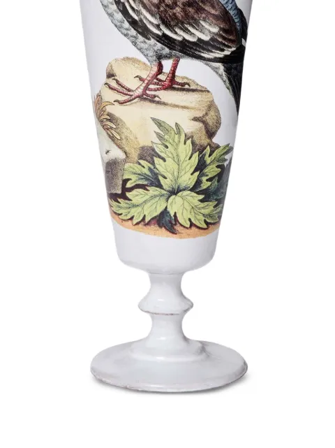 Astier De Villatte dove-print footed vase