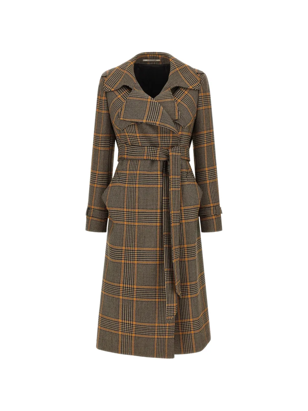 Tagliatore Carola check-pattern coat - Marrone