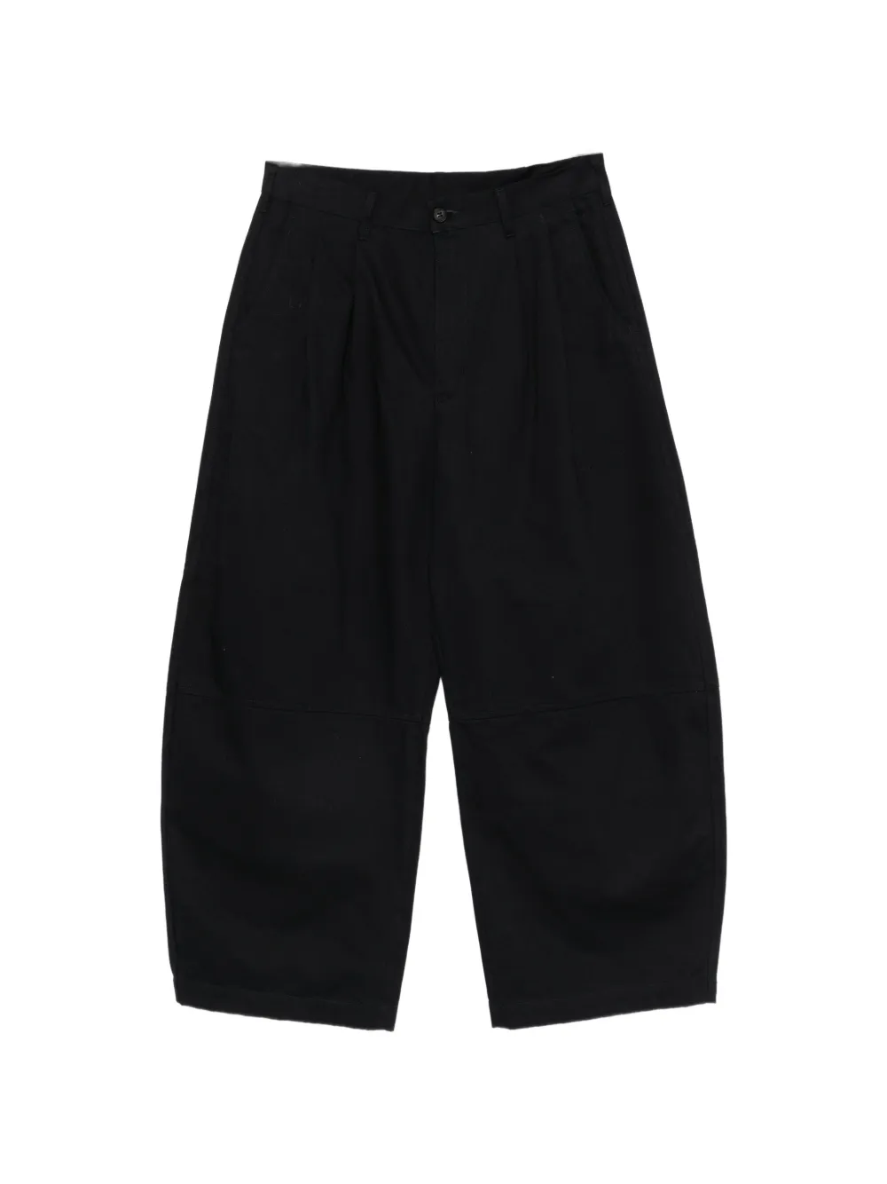 Comme des Garçons Homme pleated tapered trousers Zwart