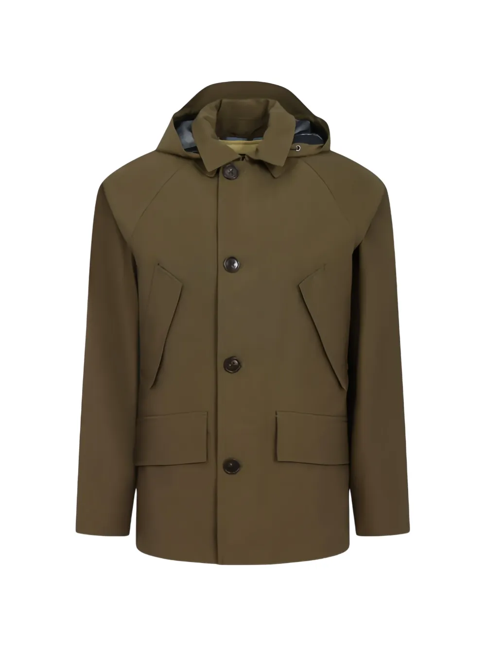 Woolrich hooded 3-in-1 jacket Groen