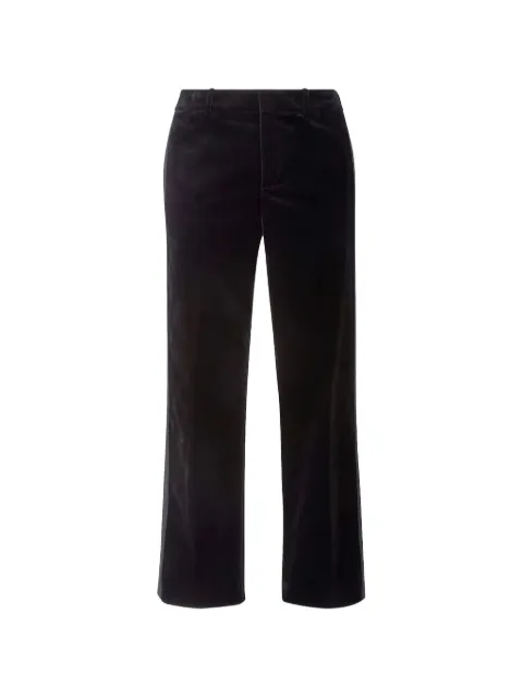 FENDI black velvet trousers