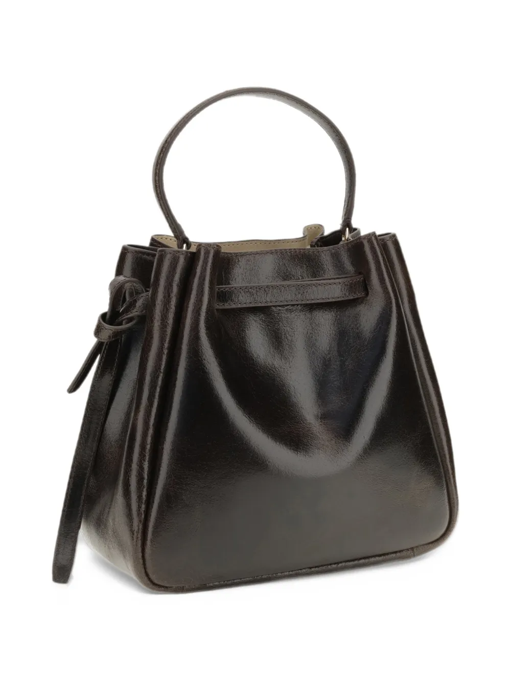Tory Burch Romy distressed bucket bag Bruin