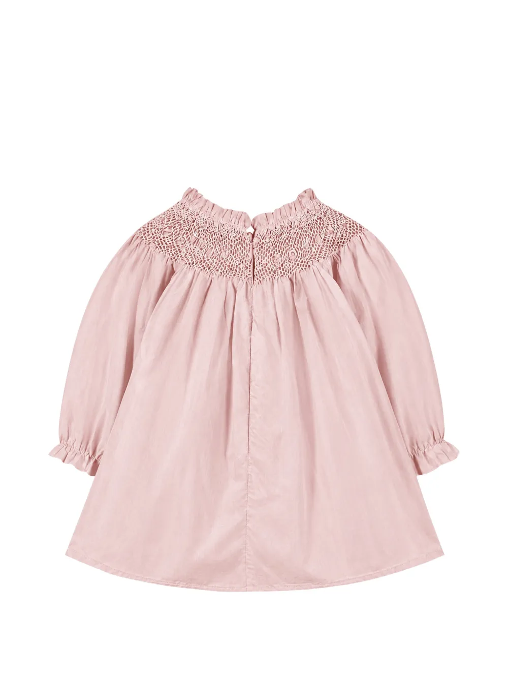Tartine Et Chocolat smocked sequin-embellished dress Roze