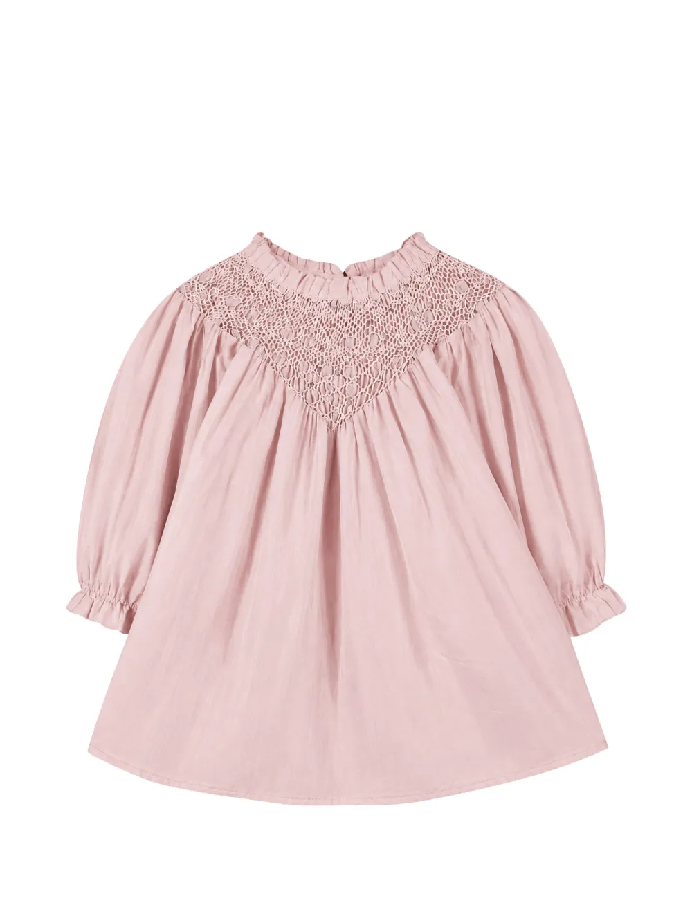 Tartine Et Chocolat smocked sequin-embellished dress - Rosa