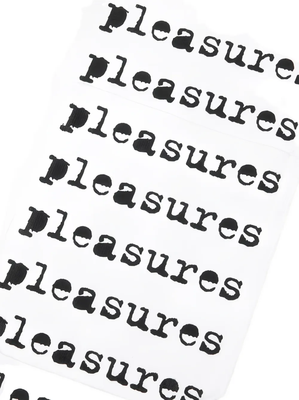Pleasures Slip Heavyweight logo-print T-shirt Wit
