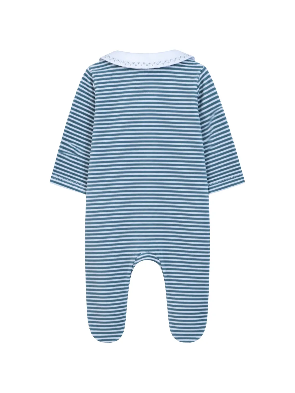Tartine Et Chocolat striped velvet pyjamas Blauw