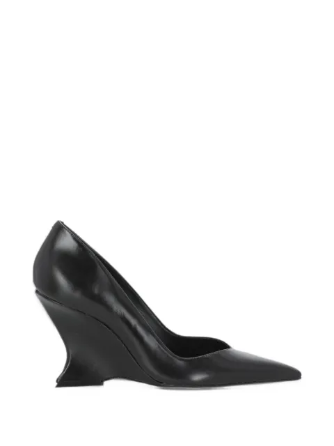Schutz Siena sculptural-wedge pointed-toe pumps