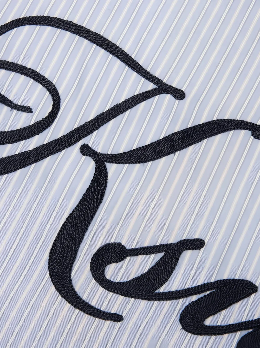 Ksubi Club Diner Ss stripe-print logo-embroidered shirt Blauw