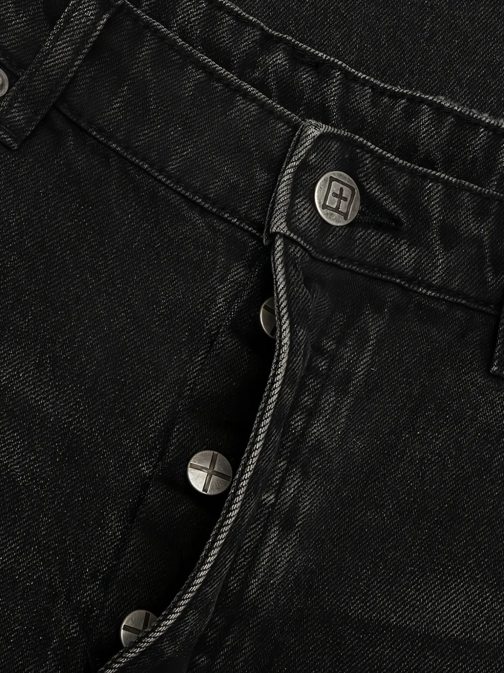 Ksubi Maxx Short Krude denim shorts Zwart