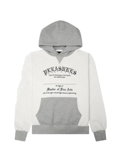 Pleasures Degree text-print hoodie