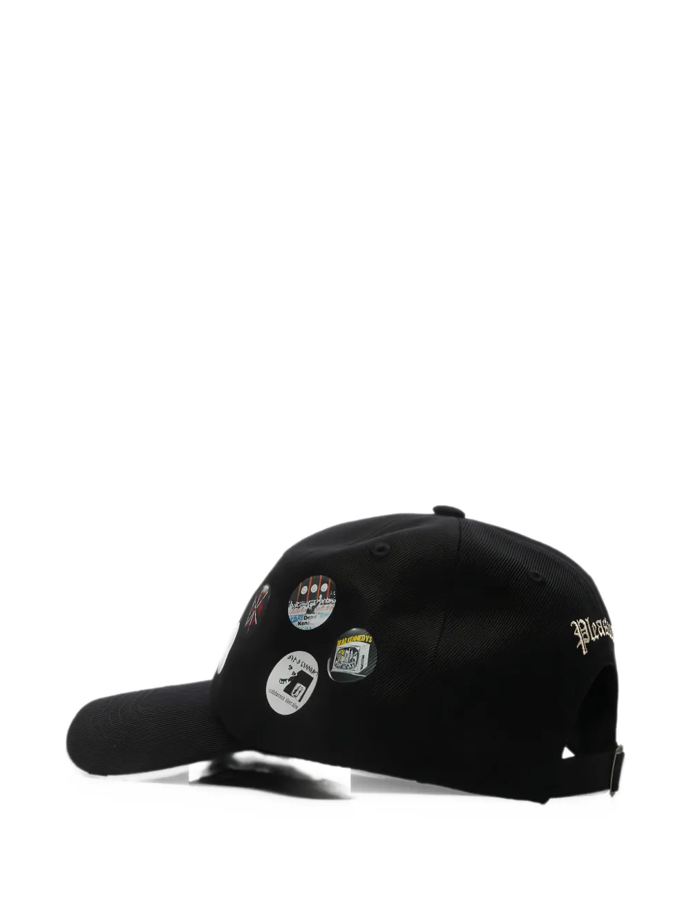 Pleasures x Dead Kennedys Buttons embellished cap Zwart