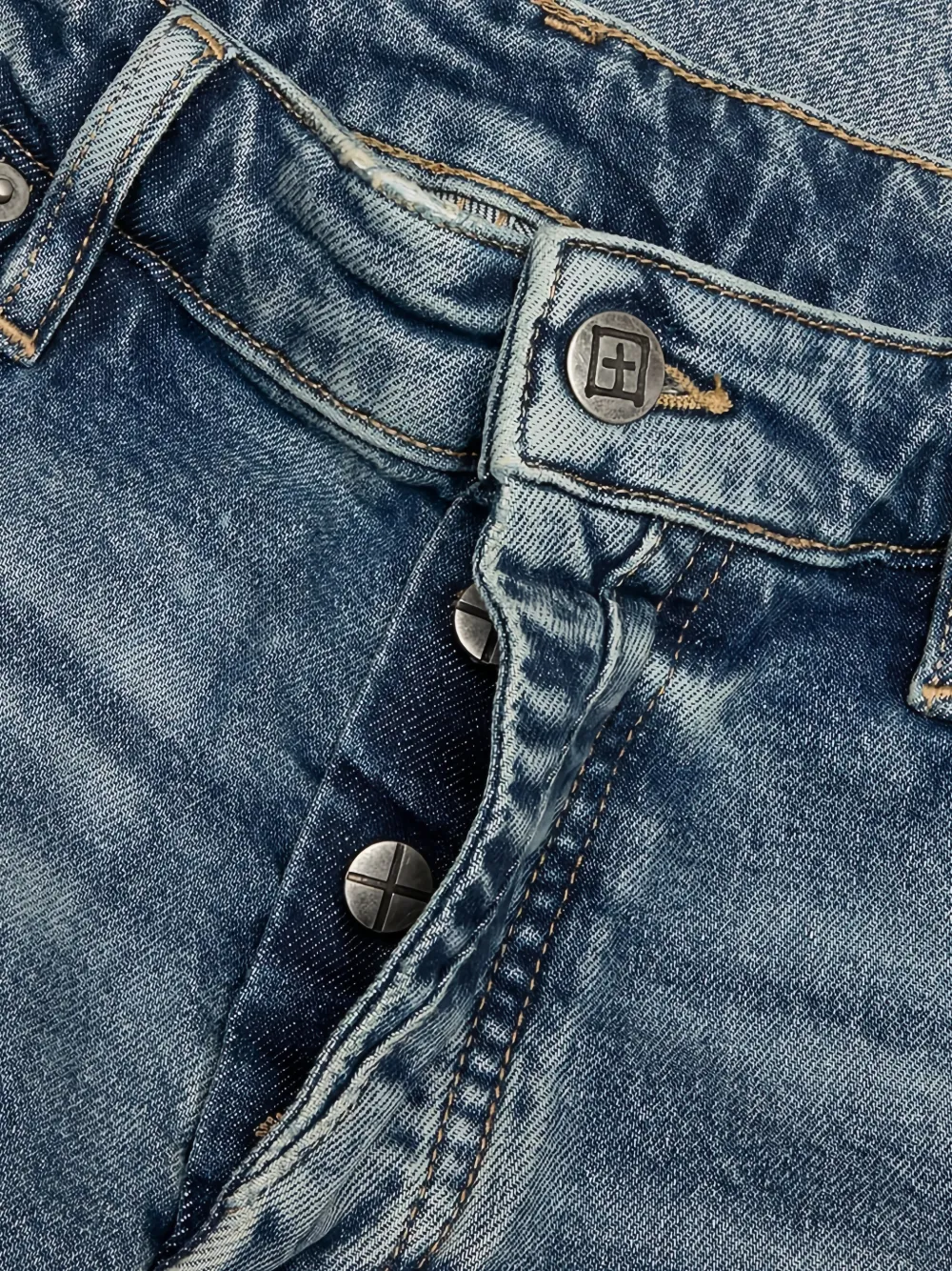 Ksubi Van Winkle Soho Blue skinny jeans Blauw