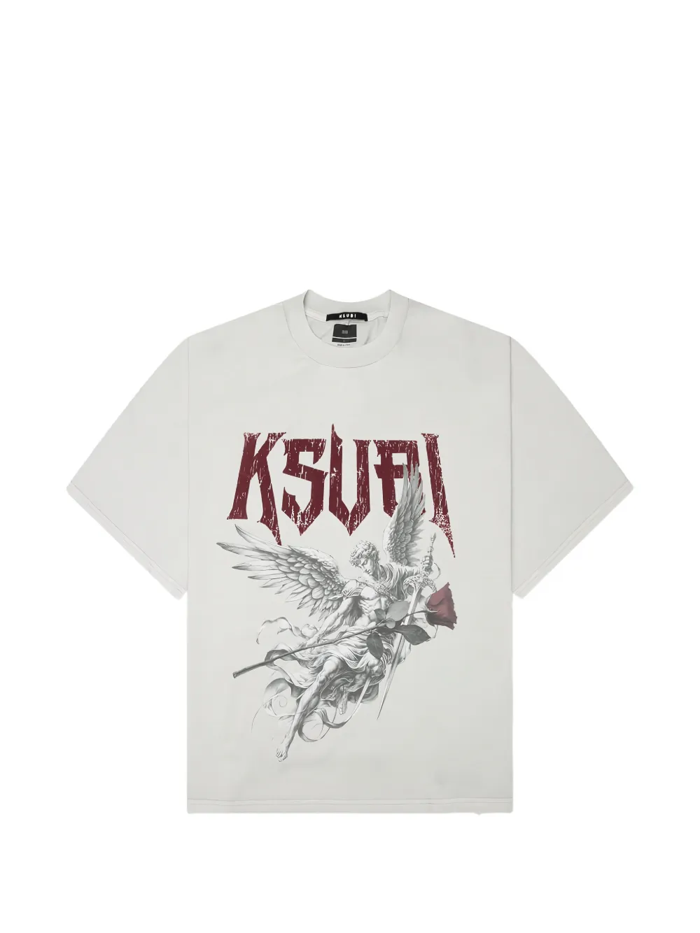 Ksubi Angel Halen Krete graphic-print T-shirt Grijs