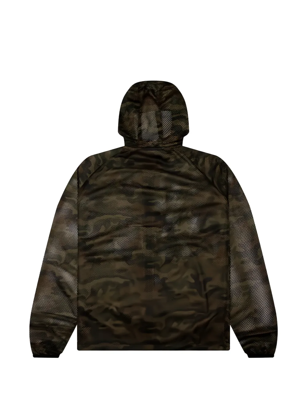 Pleasures camouflage-print mesh jacket Groen