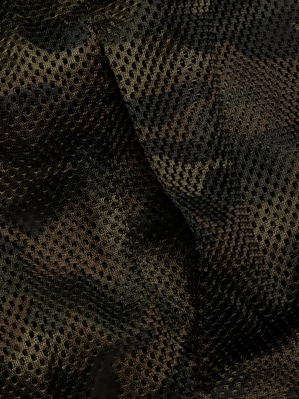 Pleasures camouflage-print mesh jacket Groen