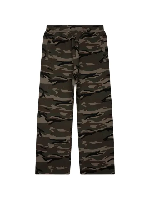 Pleasures camo-print textured track pants