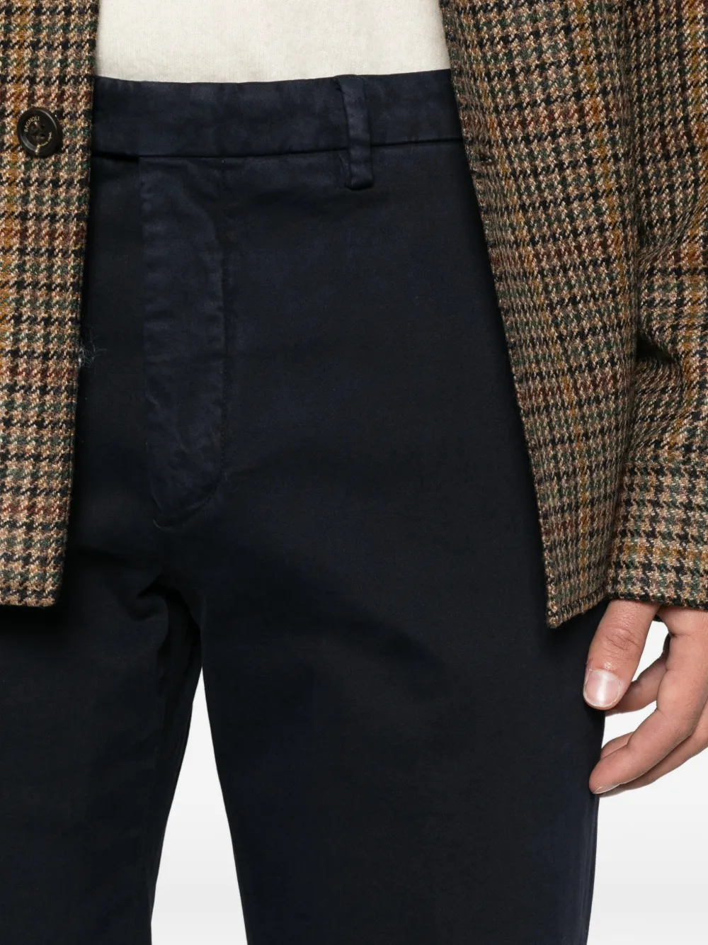 Briglia 1949 slim-fit tailored trousers Blauw