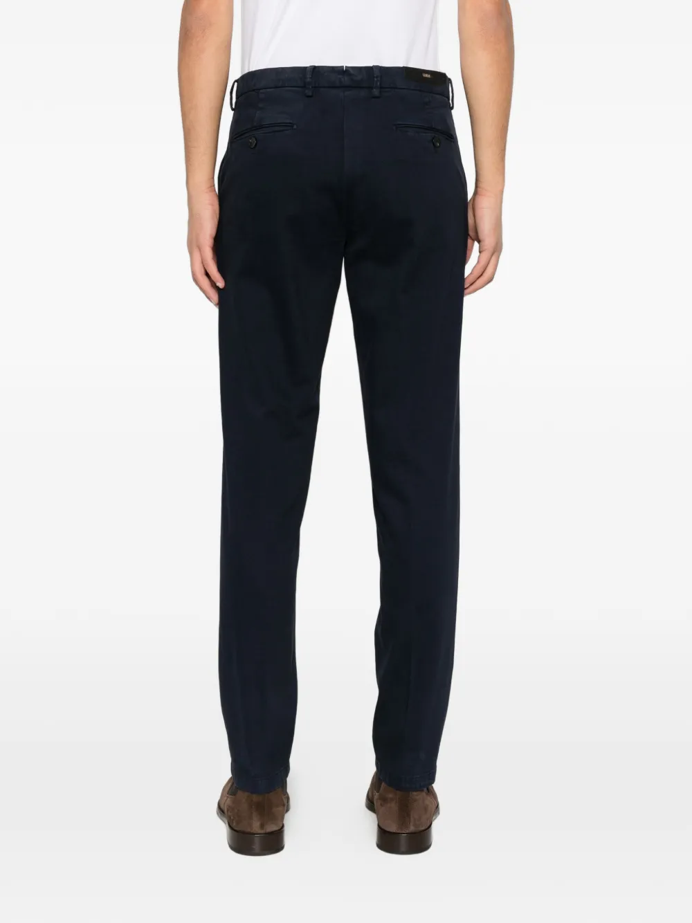 Briglia 1949 slim-fit tailored trousers Blauw