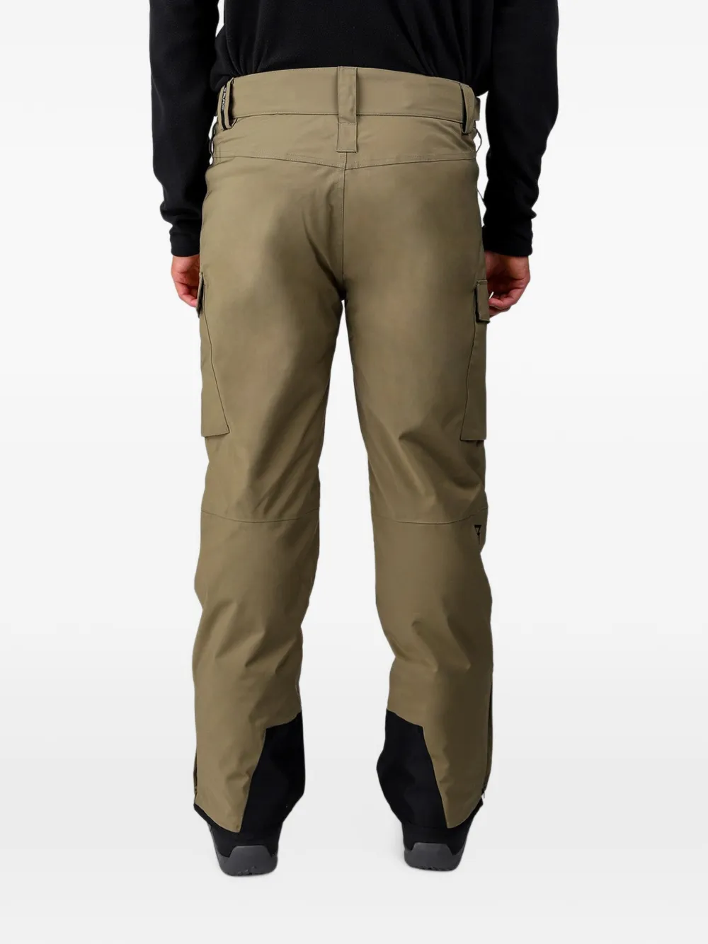 Brunotti Footrail cargobroek met logo-patch Groen