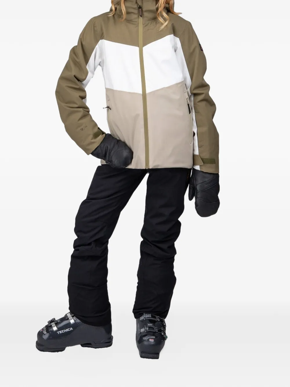 Brunotti Bellacarvy logo-print ski pants Zwart