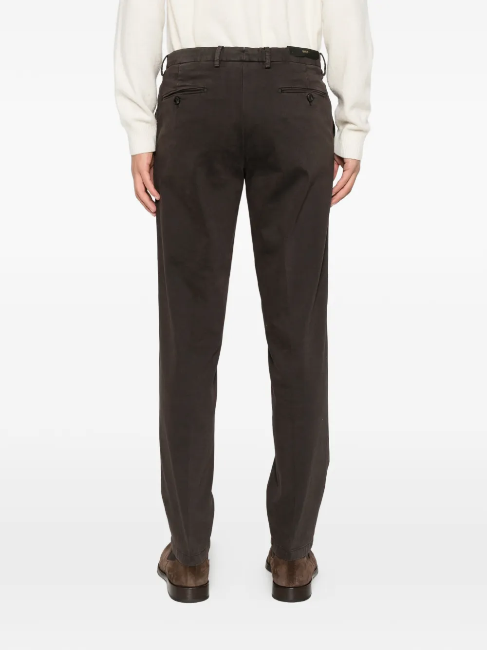 Briglia 1949 straight-leg chino trousers Bruin
