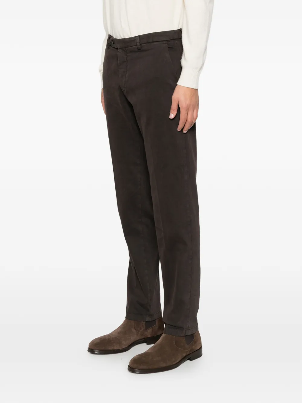 Briglia 1949 straight-leg chino trousers Bruin