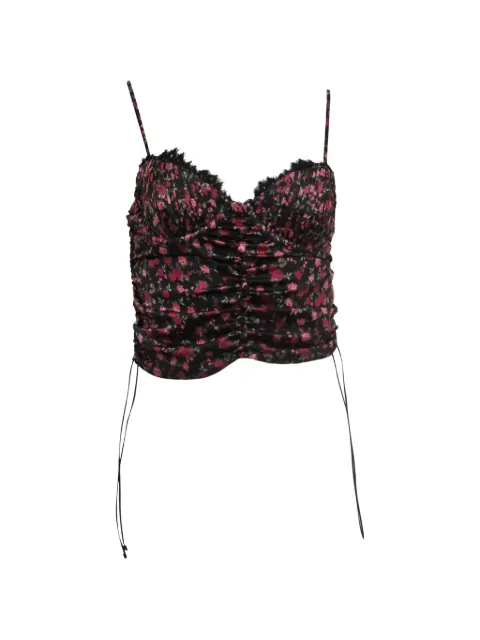 For Love And Lemons top estilo bustier Floral Melrose 2020