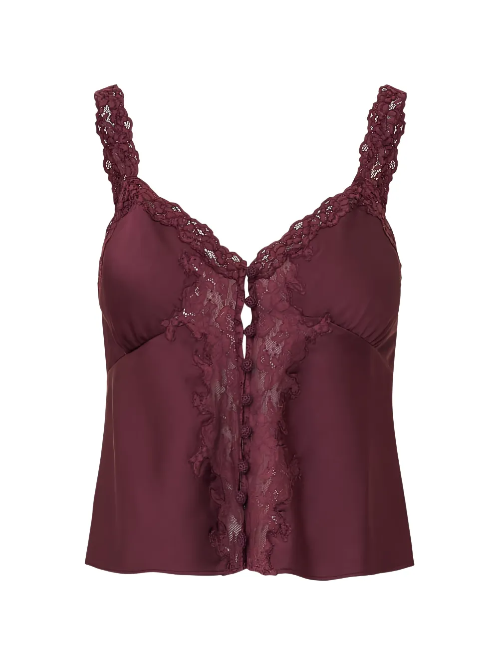 LoveShackFancy Effy lace-trim top - Viola