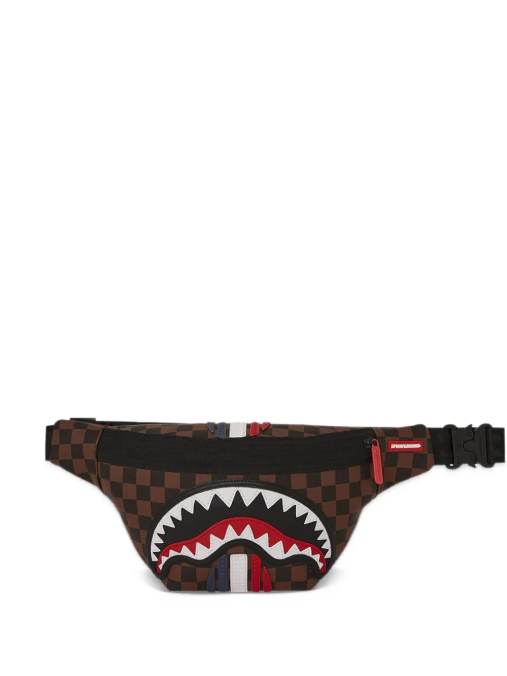 Sprayground Marsupio a quadri - Marrone