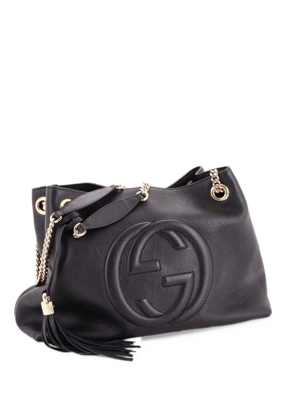 Gucci Pre-Owned Soho Chain Strap Leather Medium shoulder bag - Nero