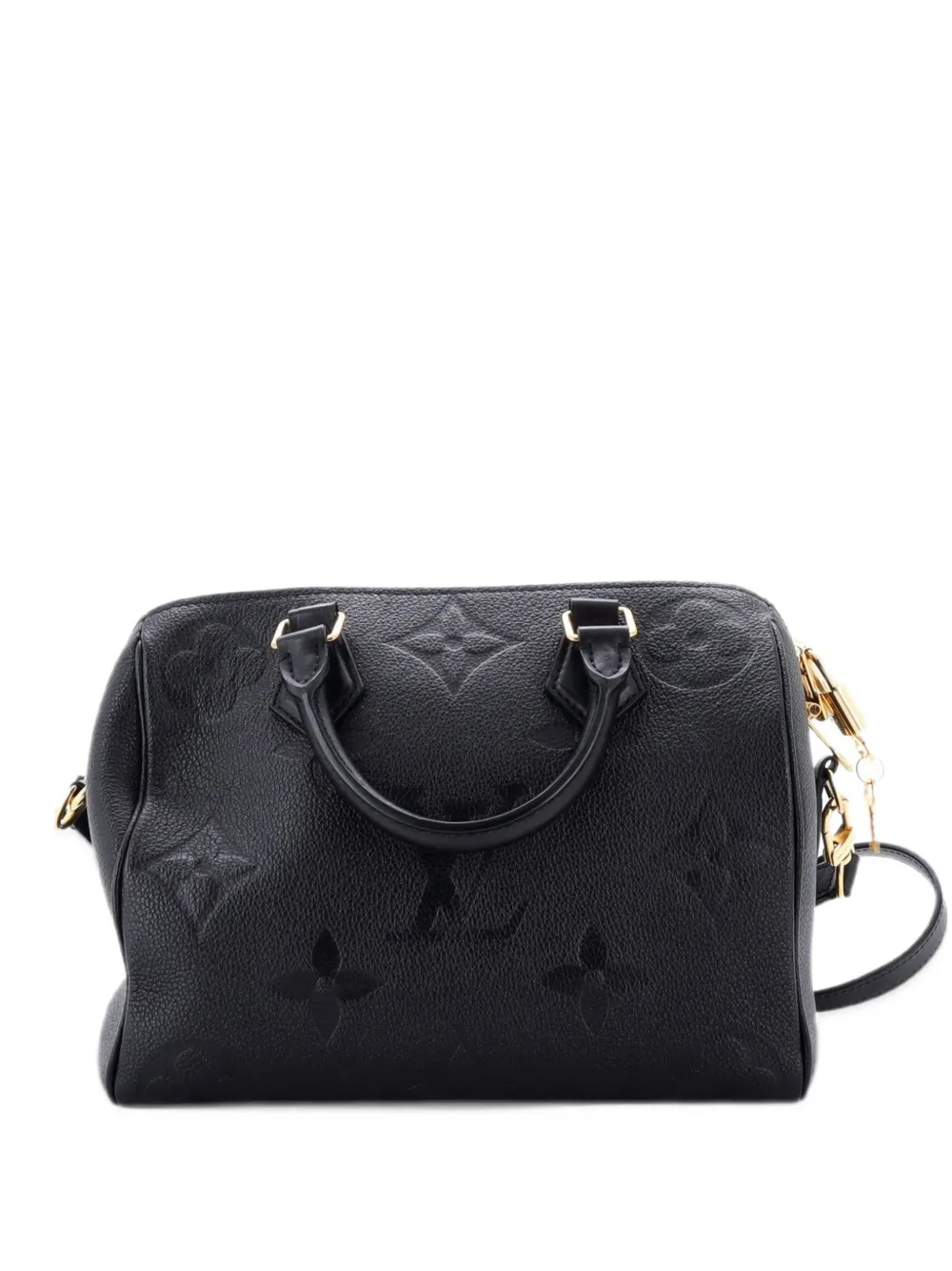 Louis Vuitton Pre-Owned Speedy Bandouliere Bag Monogram Empreinte Giant 25 satchel - Nero