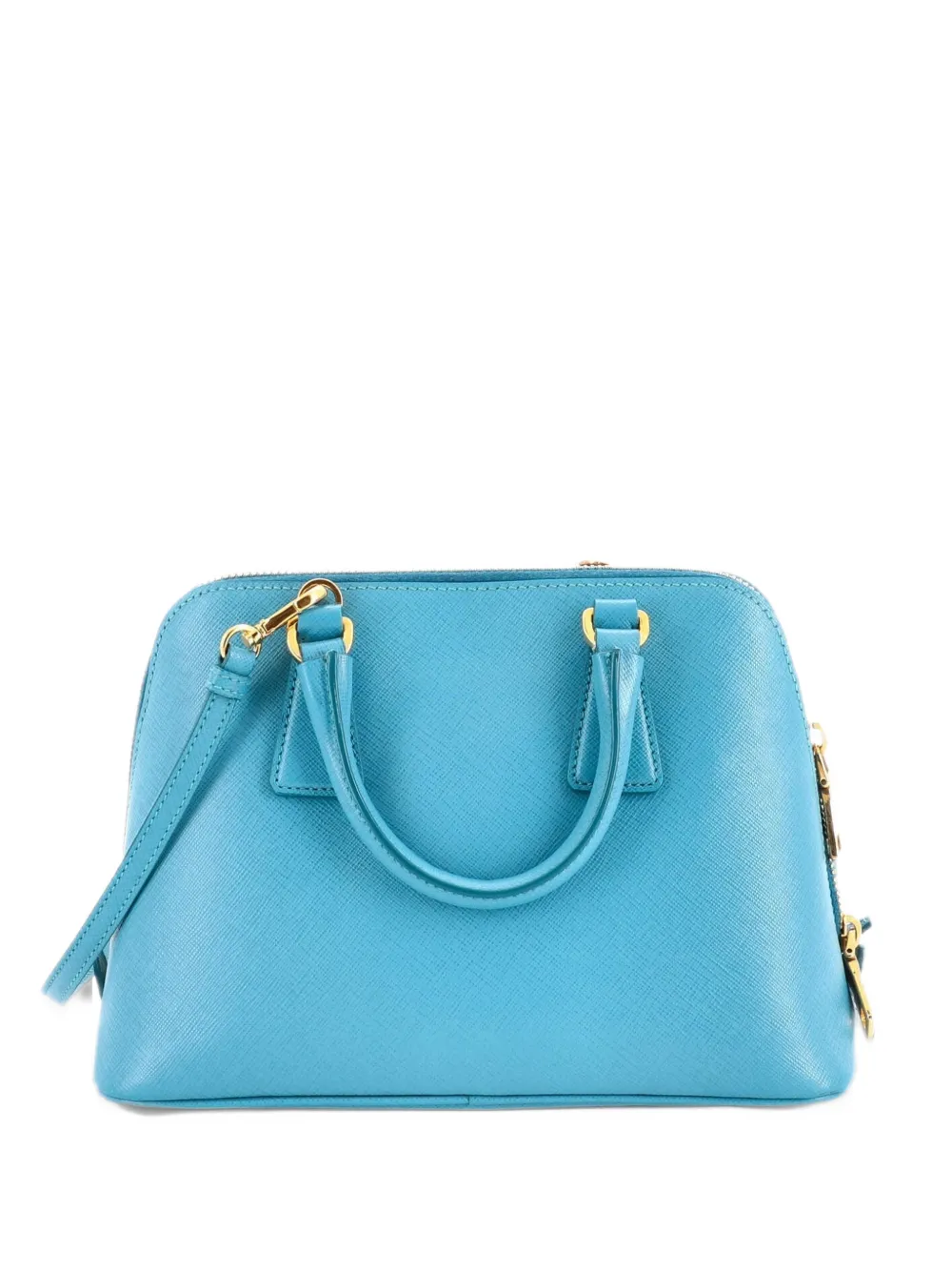 Prada Pre-Owned Promenade Bag Saffiano Leather Small satchel - Blu