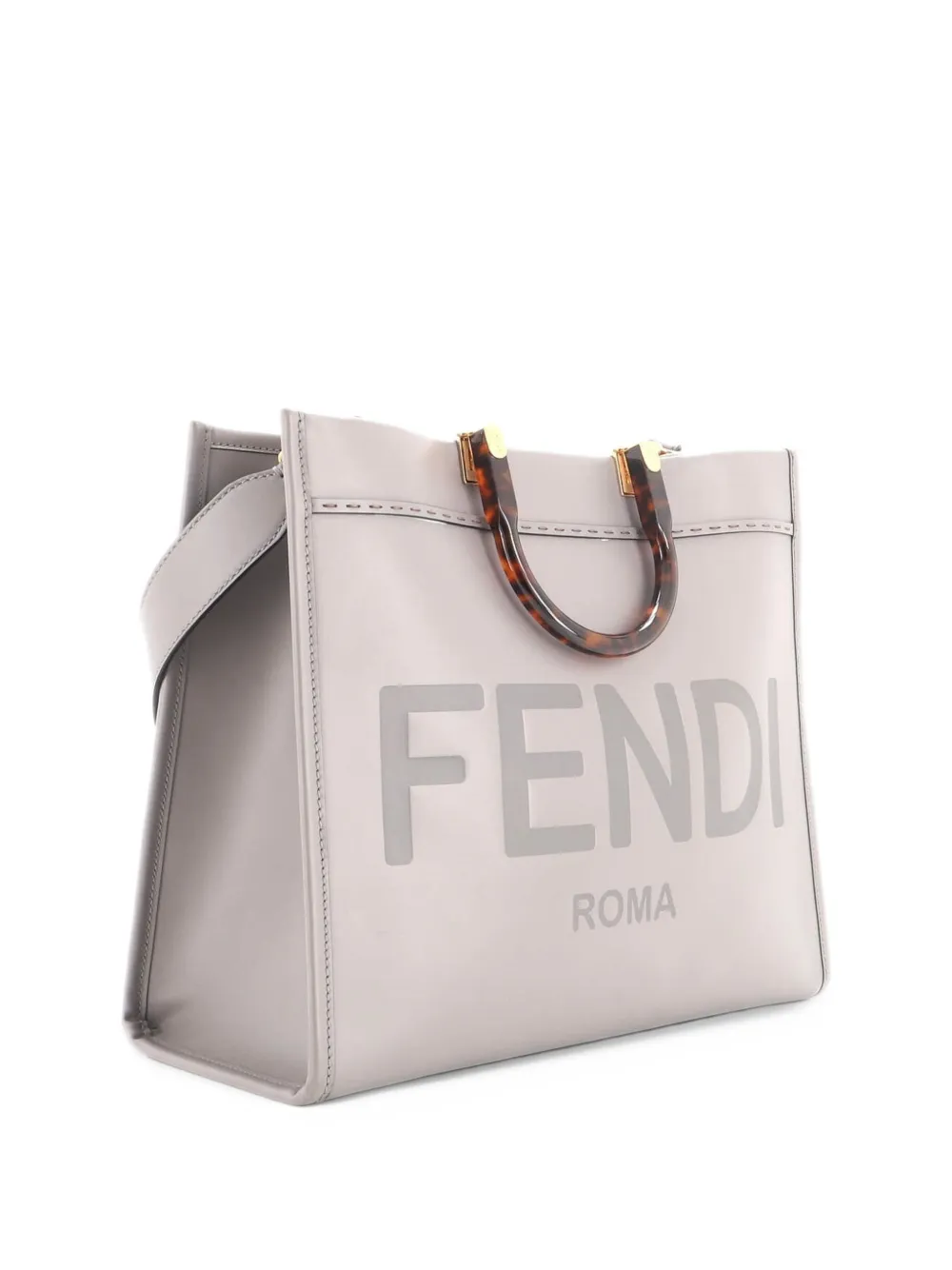 Fendi Pre-Owned Sunshine Shopper Leather Medium tote bag - Grey
