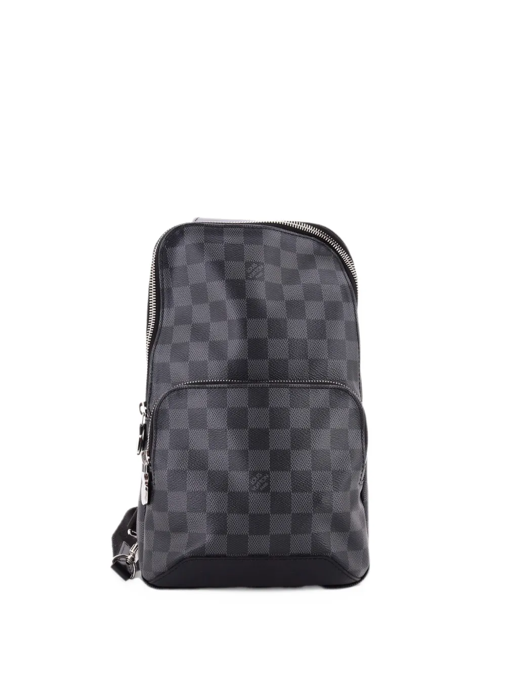 Louis Vuitton Pre-Owned Avenue Sling Bag Damier Graphite crossbody bag - Black