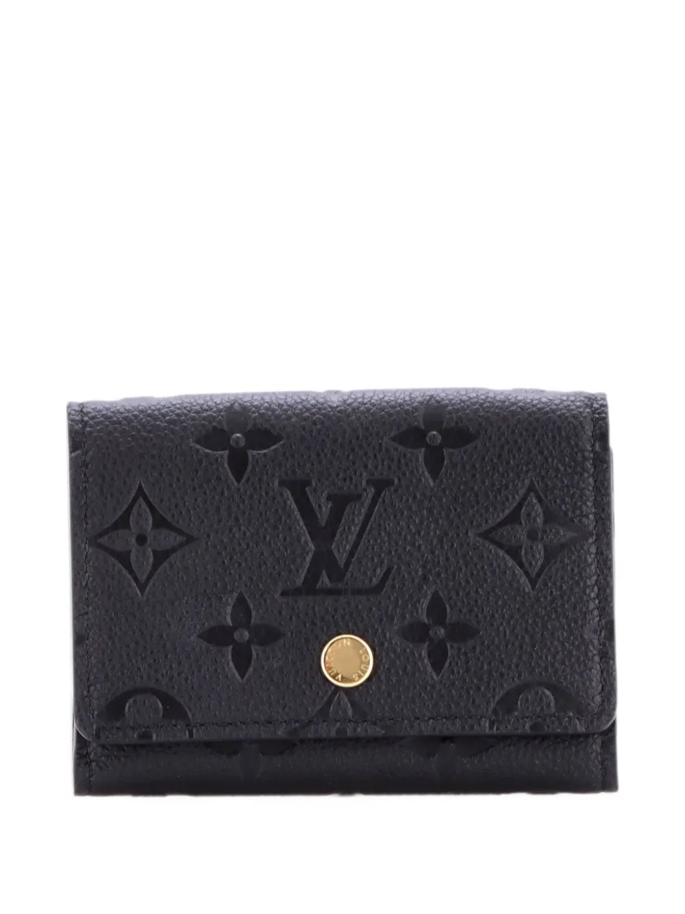 Louis Vuitton Pre-Owned Business Monogram Empreinte Leather card holder - Black
