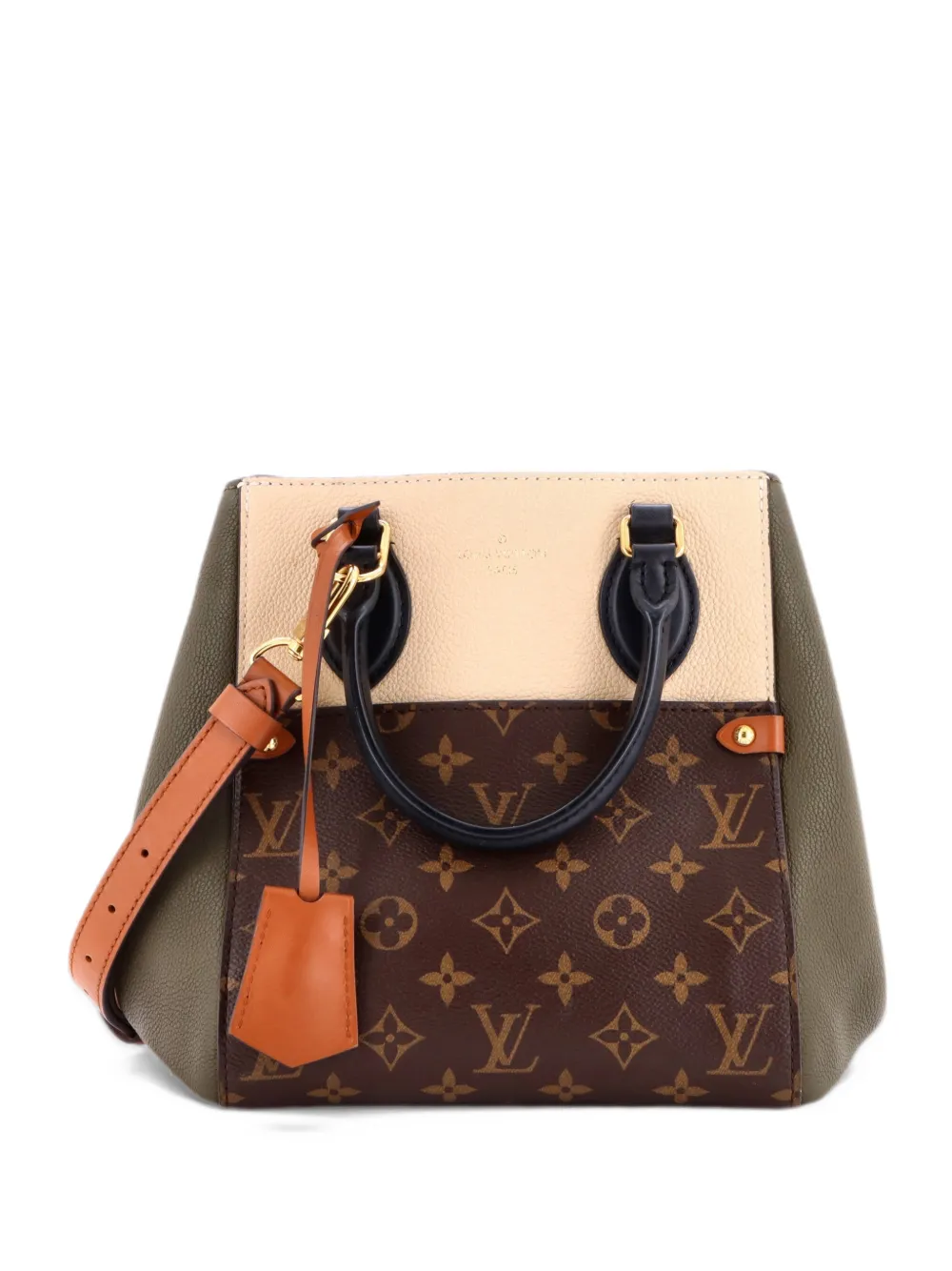 Louis Vuitton Pre-Owned Fold Tote Monogram Canvas and Leather PM satchel - Marrone