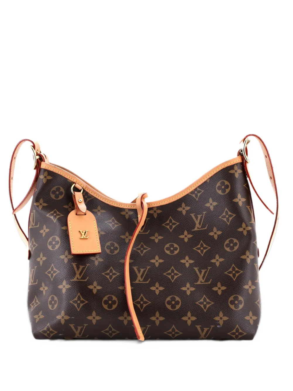 Louis Vuitton Pre-Owned CarryAll Monogram Canvas PM hobo bag - Marrone