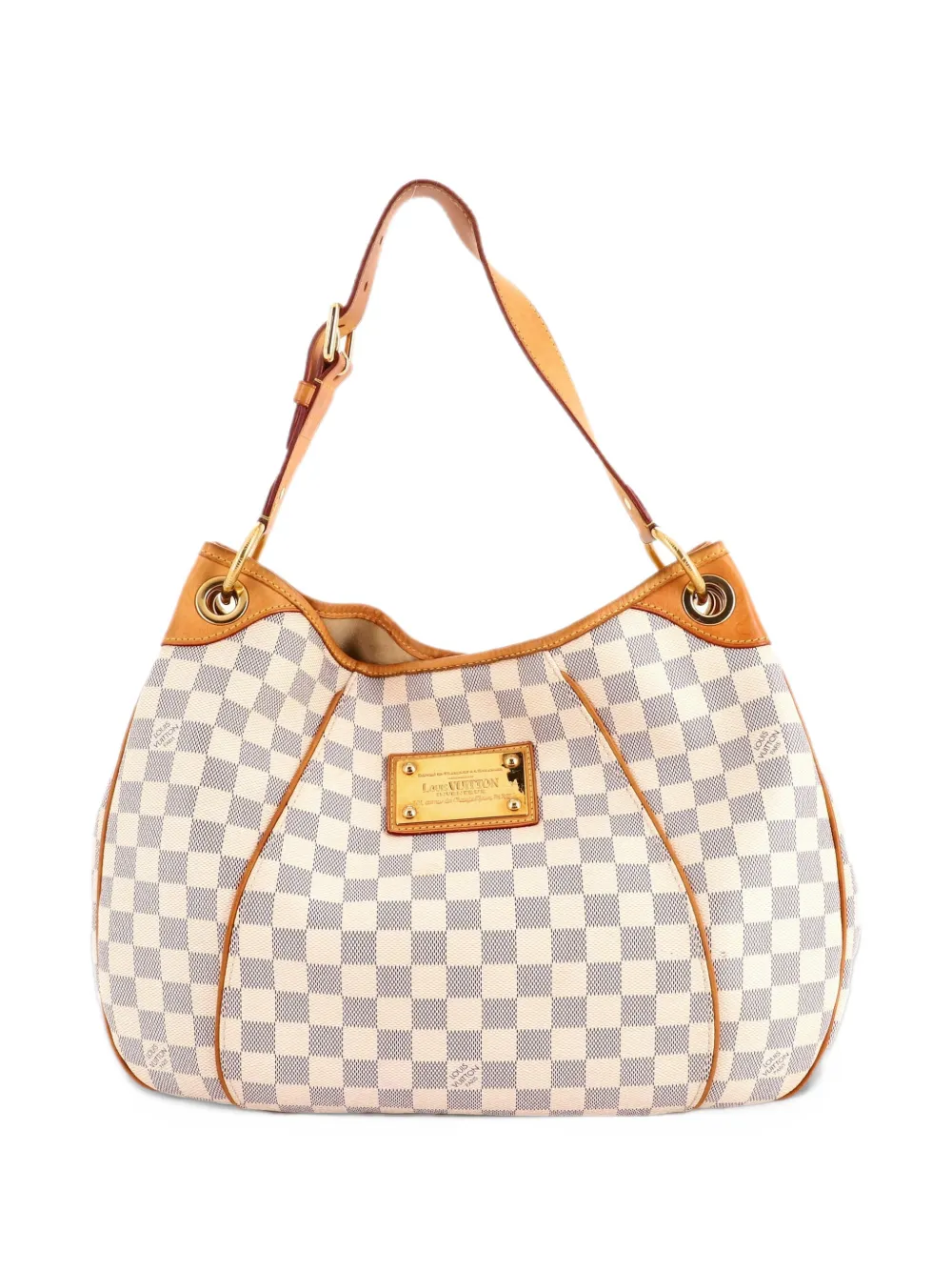 Louis Vuitton Pre-Owned Galliera Handbag Damier PM hobo bag - White