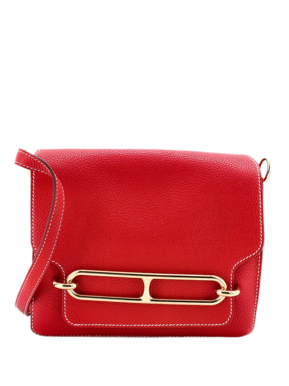 Hermès Pre-Owned Roulis Bag Togo 23 shoulder bag - Red