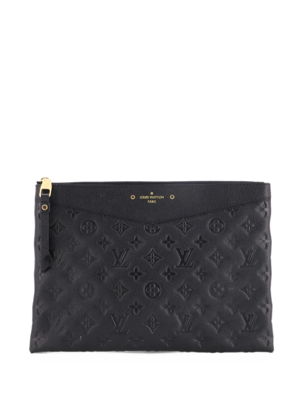 Louis Vuitton Pre-Owned Daily Monogram Empreinte Leather pouch - Black
