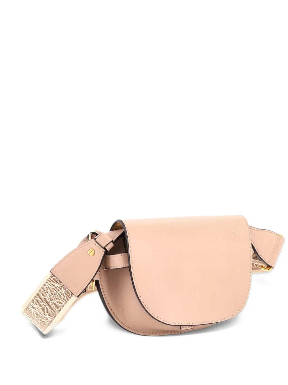 Loewe Pre-Owned Gate Dual Shoulder Bag Leather Mini crossbody bag - Neutrals